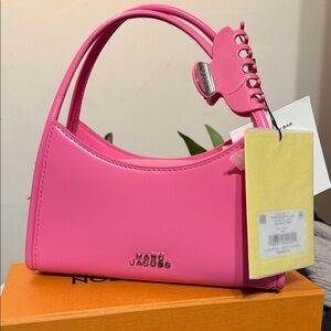 Marc Jacobs Pink Claw Clip Mini Bag